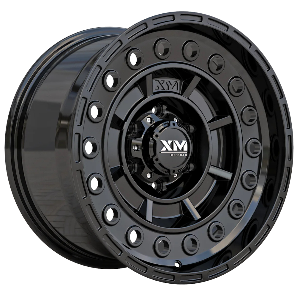 Gloss Black Xtreme Mudder XM-703 Wheels