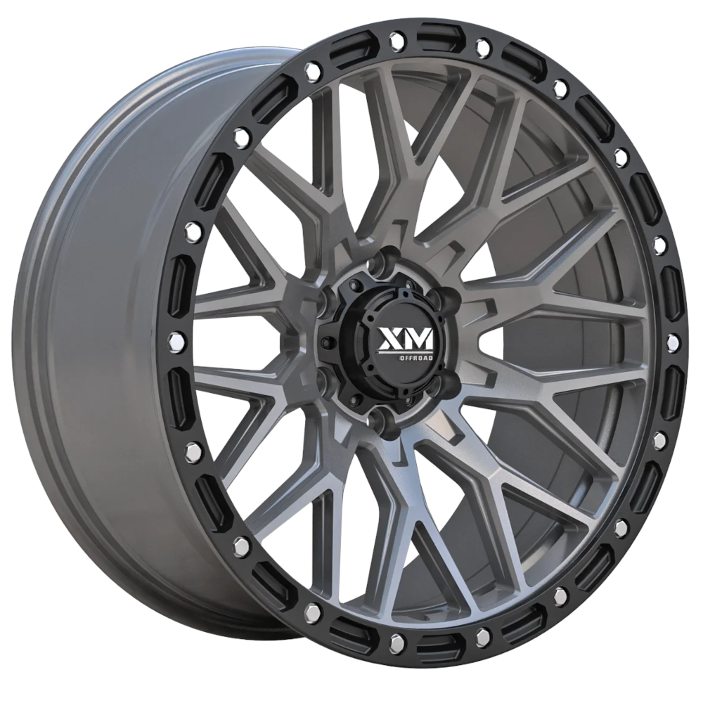 Gunmetal Black Xtreme Mudder XM-704 Wheels