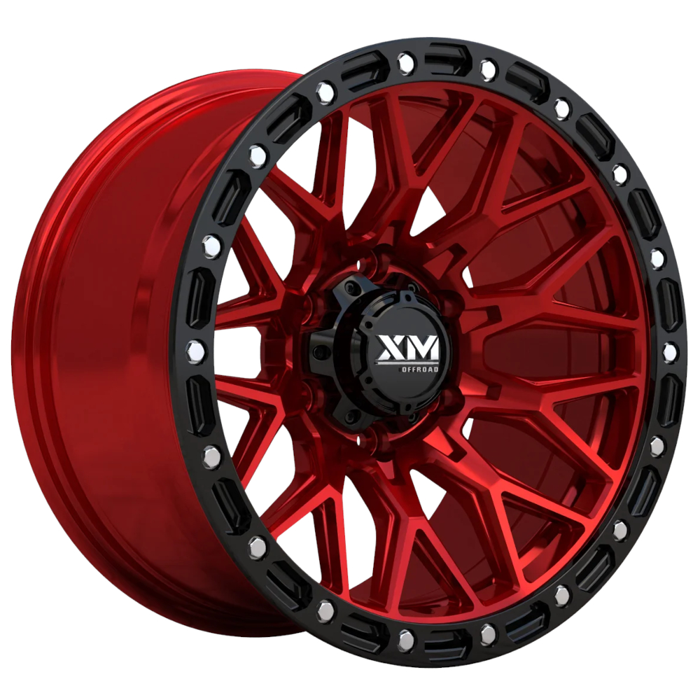 Red Black Xtreme Mudder XM-704 Wheels